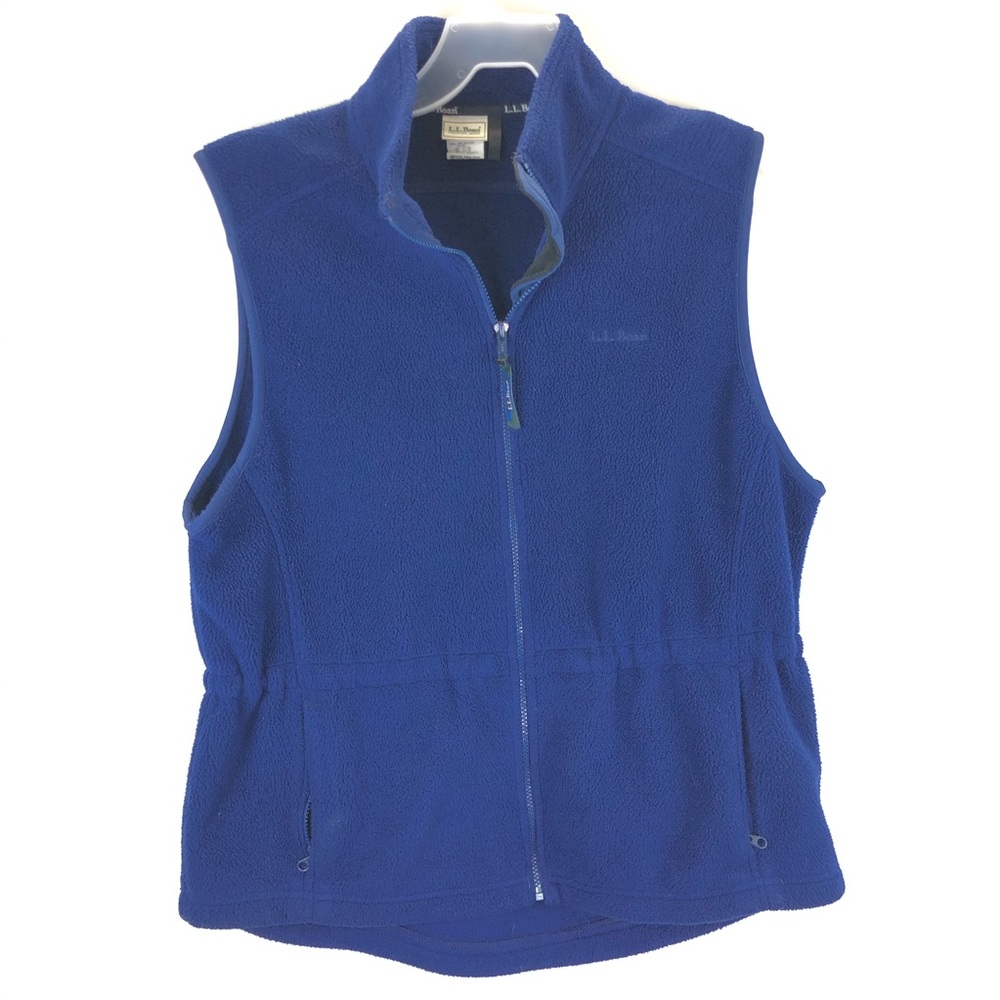 Ll bean ladies vest blue size large